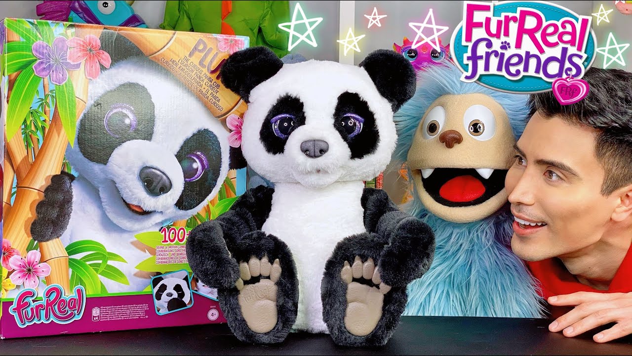Unbox | New FurReal Plum the Panda Bear | Hasbro Interactive Toy