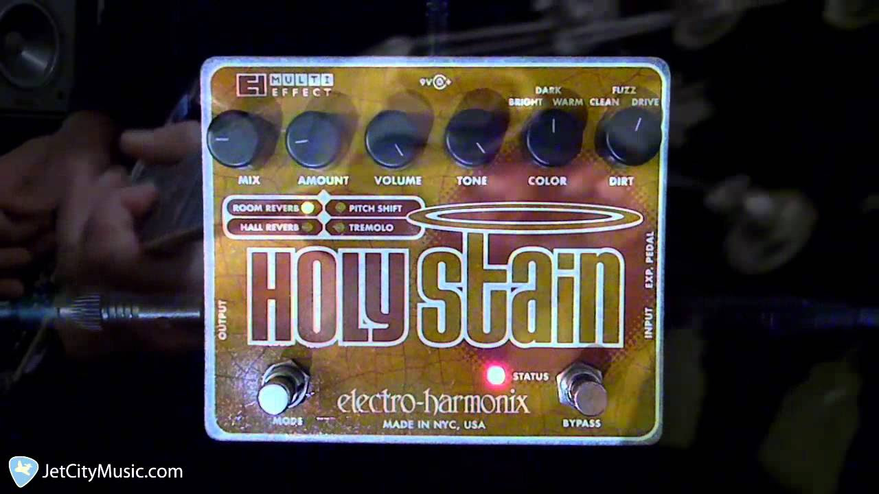 electro-harmonix Holy Stain MULTI EFFECT Review - YouTube