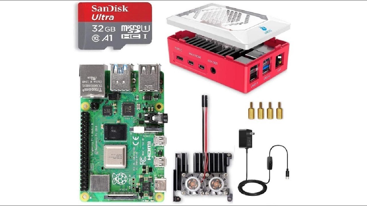 LABISTS Raspberry Pi 4 8GB RAM Starter Kit - YouTube