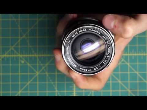 Minolta W.Rokkor-HG 35mm f2.8 (MCI) Lens Disassembly - YouTube
