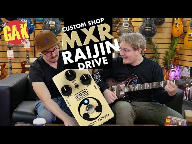 MXR Custom Shop Raijin Drive LTD Overdrive Pedal - YouTube