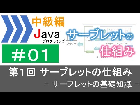 中級編Java(1)】サーブレットの仕組み―サーブレットの基礎知識―｜Java