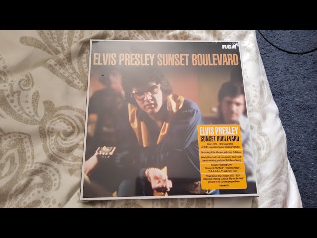 Elvis presley sunset boulevard 5 cd edition unboxing - YouTube