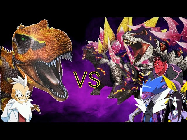 恐竜キング 】スーパーティラノサウルス 激闘！ザンジャーク