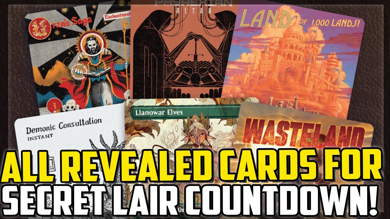 ALL Revealed Cards For The Secret Lair Countdown! Worth It
