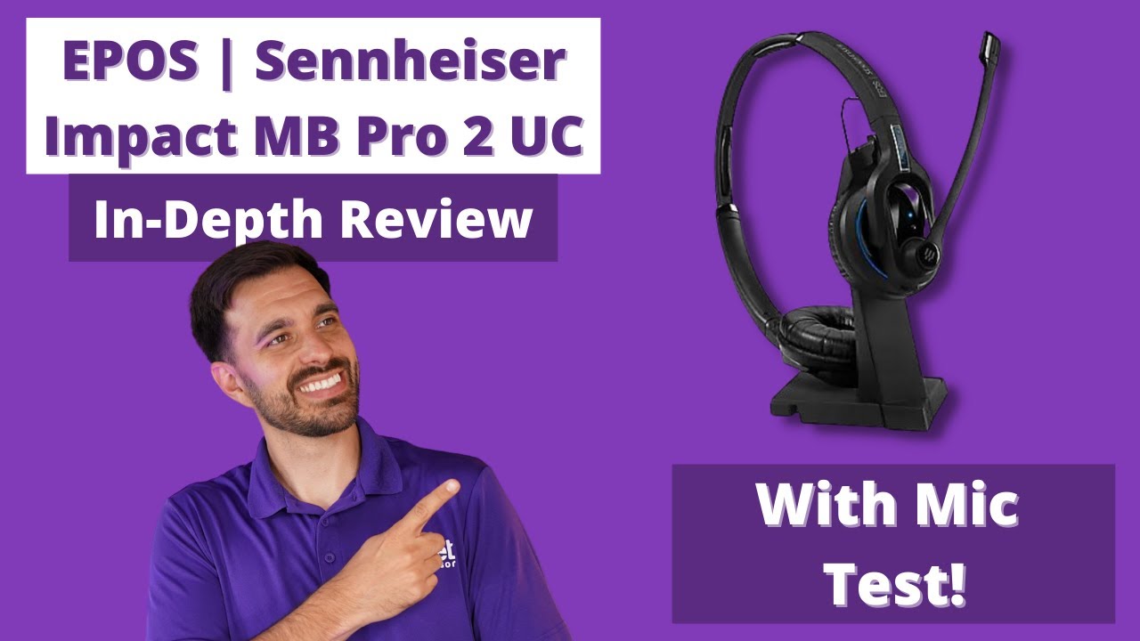 EPOS | Sennheiser Impact MB Pro 2 UC In-Depth Review - With Mic