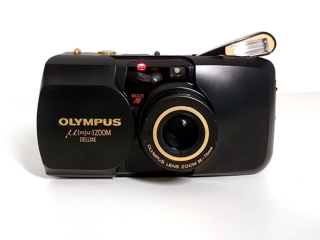 The FLASH not charged OLYMPUS μ [ mju: ] ZOOM DELUXE Film Camera