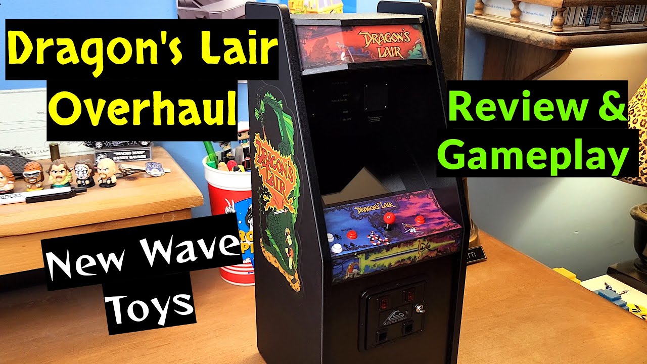 Dragon's Lair X Overhaul Mini Arcade Game Machine RepliCade by New