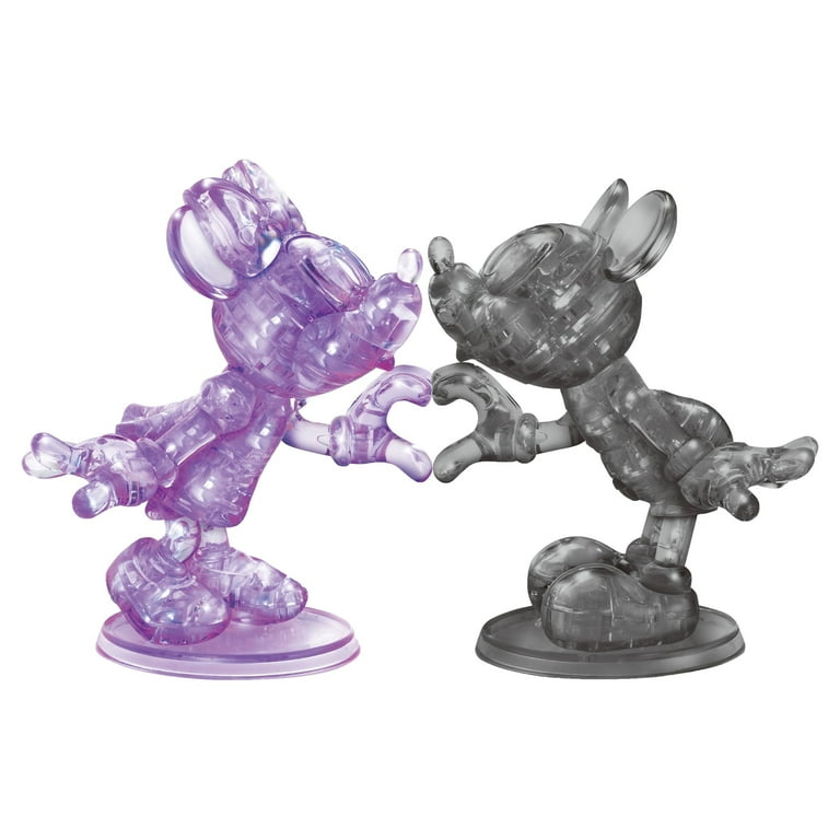 Mickey & Minnie Original 3D Crystal Puzzle from BePuzzled, Ages 12