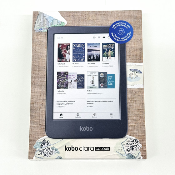 初めてカラー電子ペーパーを採用した楽天Koboの電子書籍リーダー「Kobo