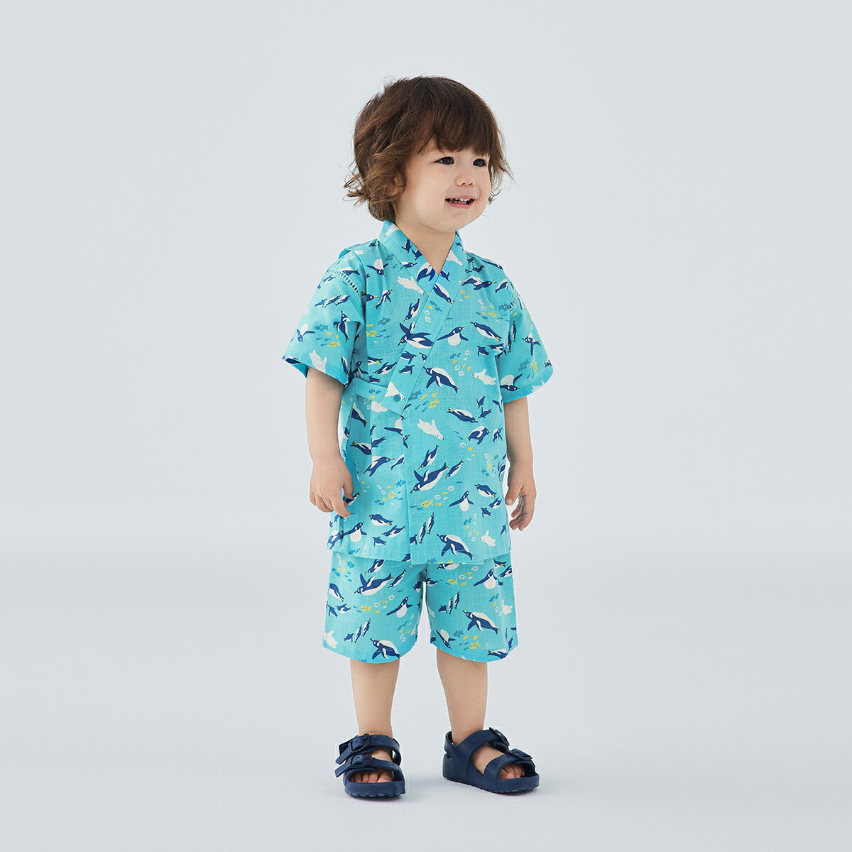 楽天市場】【50%OFF】《コンビミニ》オリジナル柄カンタン甚平