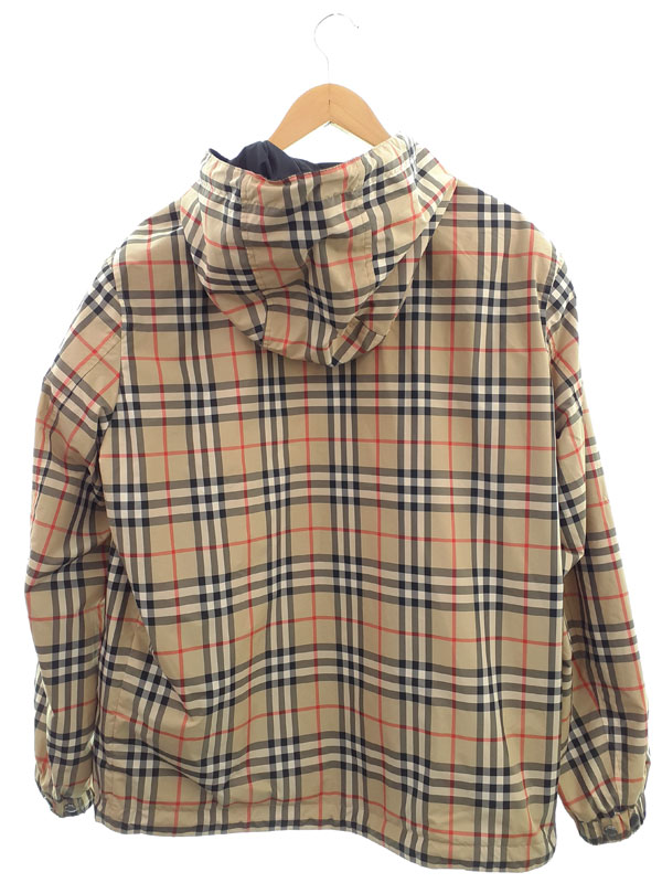 BURBERRY】バーバリー『リバーシブル チェック ジップアップパーカー