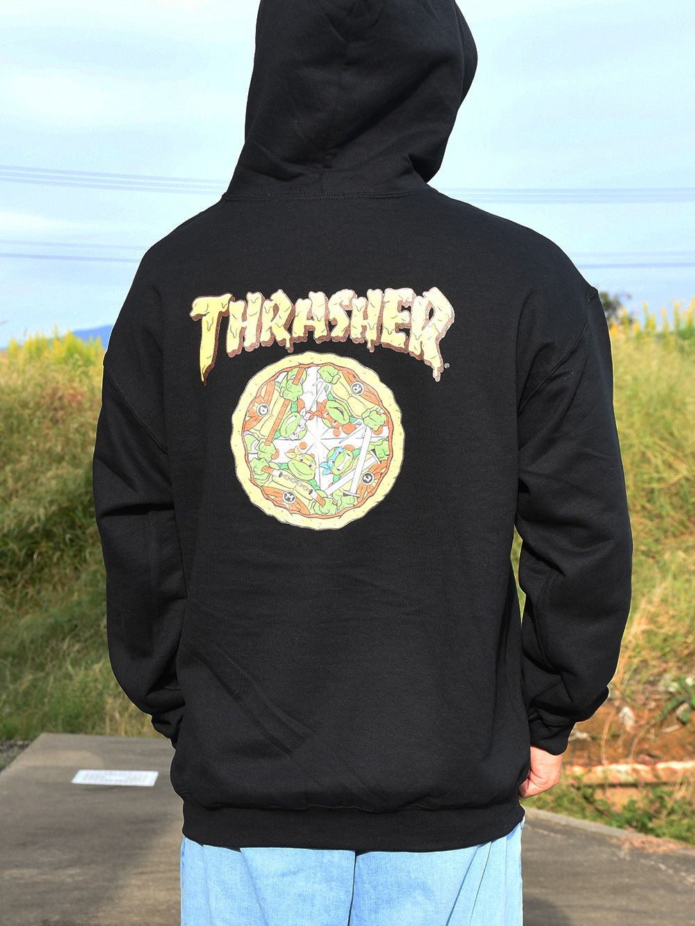 THRASHER - 【TEENAGE MUTANT NINJA TURTLES×THRASHER】 PIZZA HOODIE