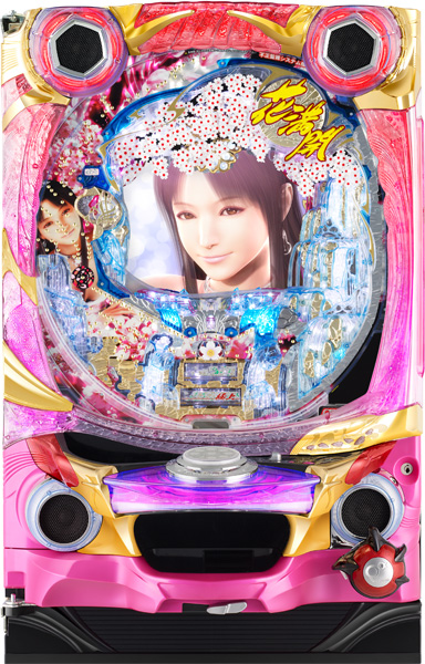 西陣 CR花満開 極上GL 中古パチンコ実機 [枠名：威吹（イブキ）] [4ch