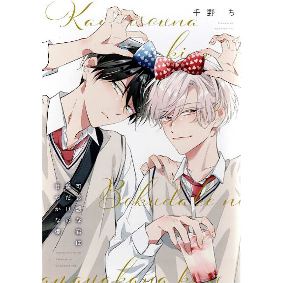 千野ち 『可哀想な君は僕だけの甘やかな傷』 アニメイト リーフレット