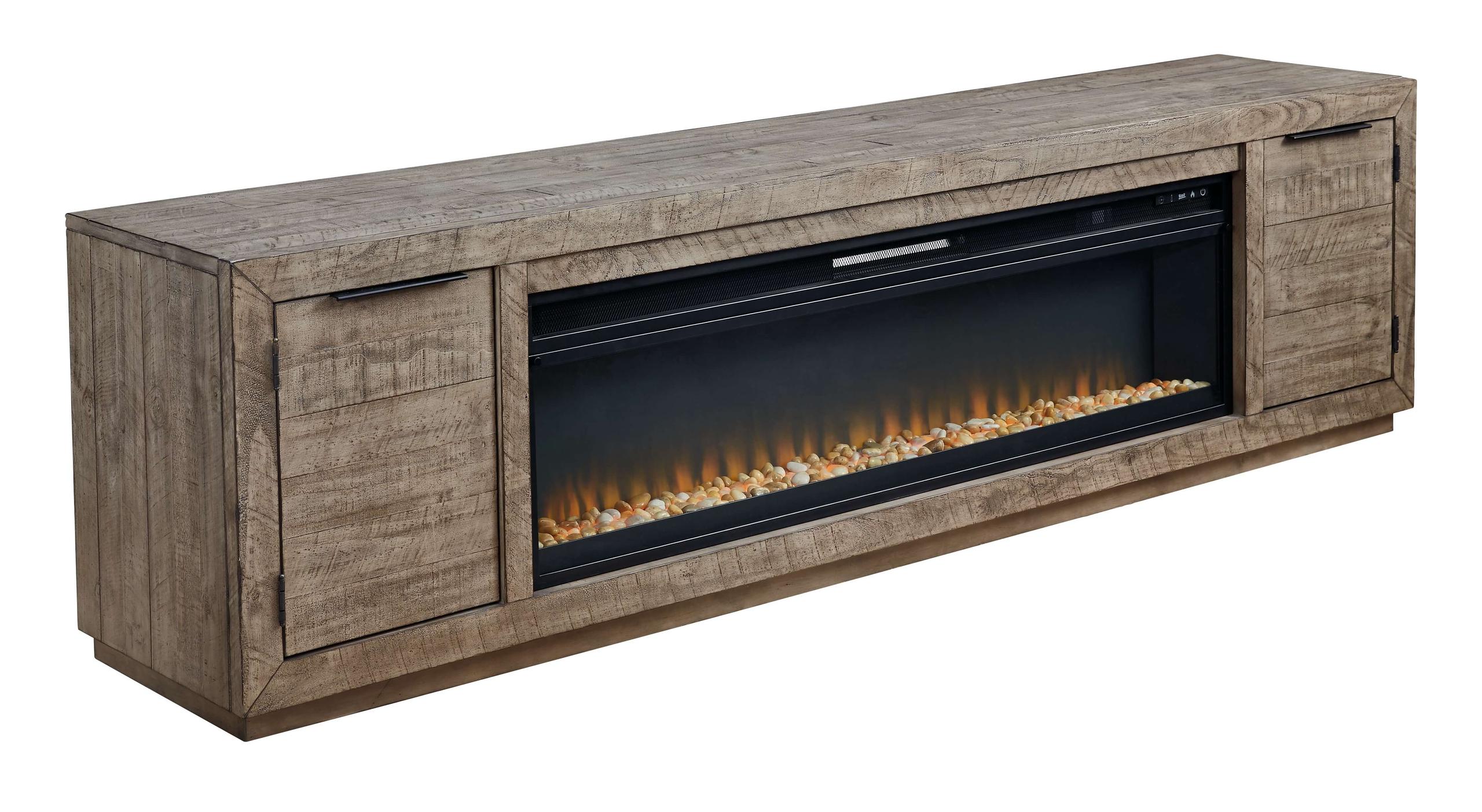 W760W1 by Ashley Furniture - Krystanza TV Stand With Electric