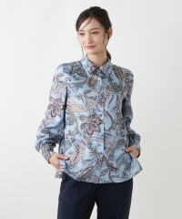 ペイズリーボウタイブラウス【ROCHAS Premiere】|レリアン | レリアン