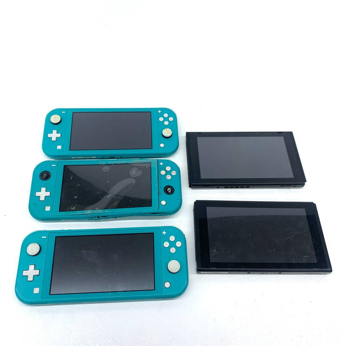 通電確認】ニンテンドー Switch スイッチ ターコイズ ブルー 青 本体