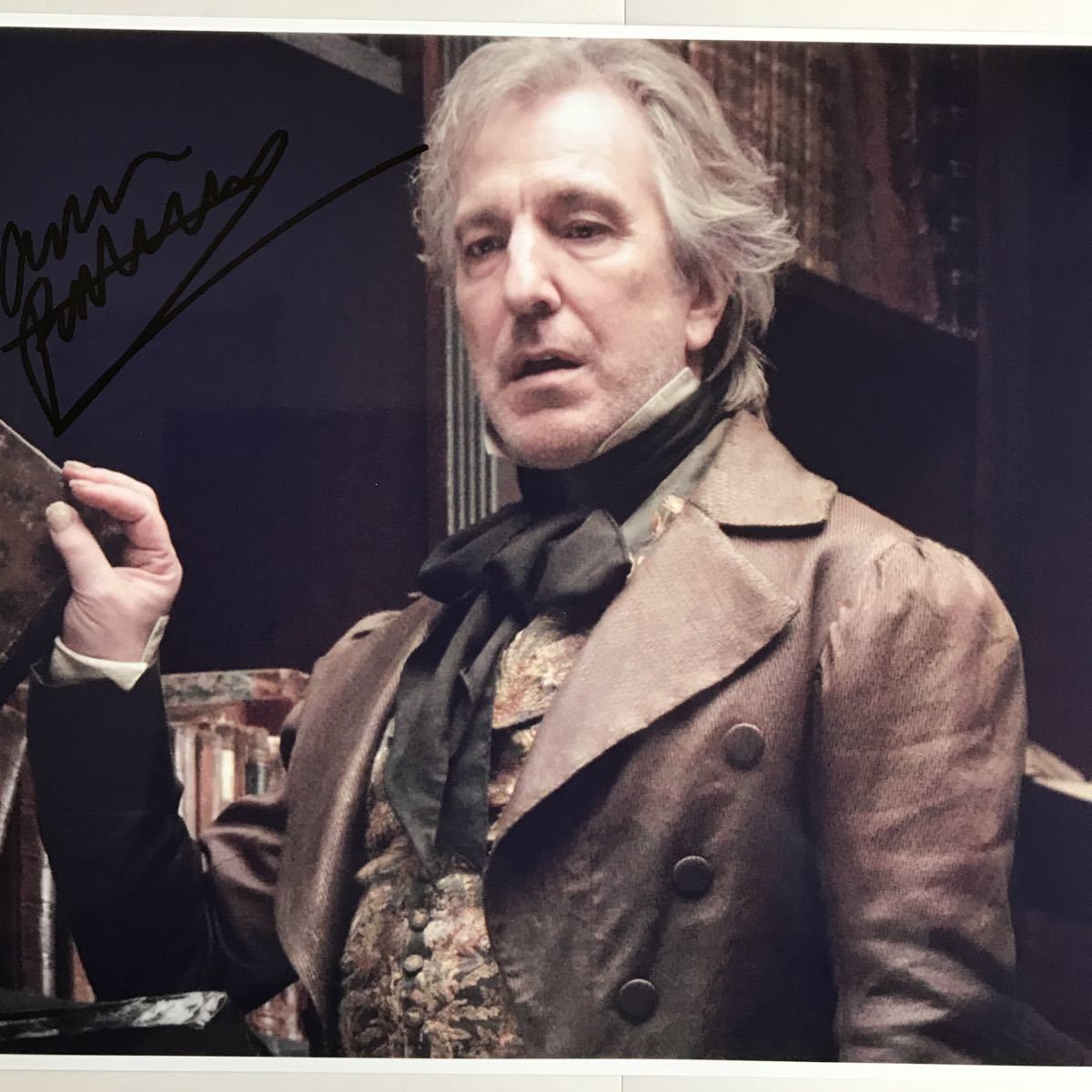 アラン・リックマン 直筆サイン入り写真 ハリー・ポッター セブルス