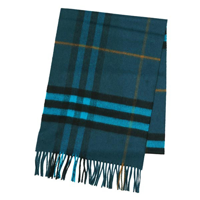 バーバリー BURBERRY マフラー チェック メンズ カシミア100％ ダーク