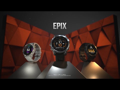 Suica対応】 スマートウォッチ epix Steel Graphite 010-02582-05