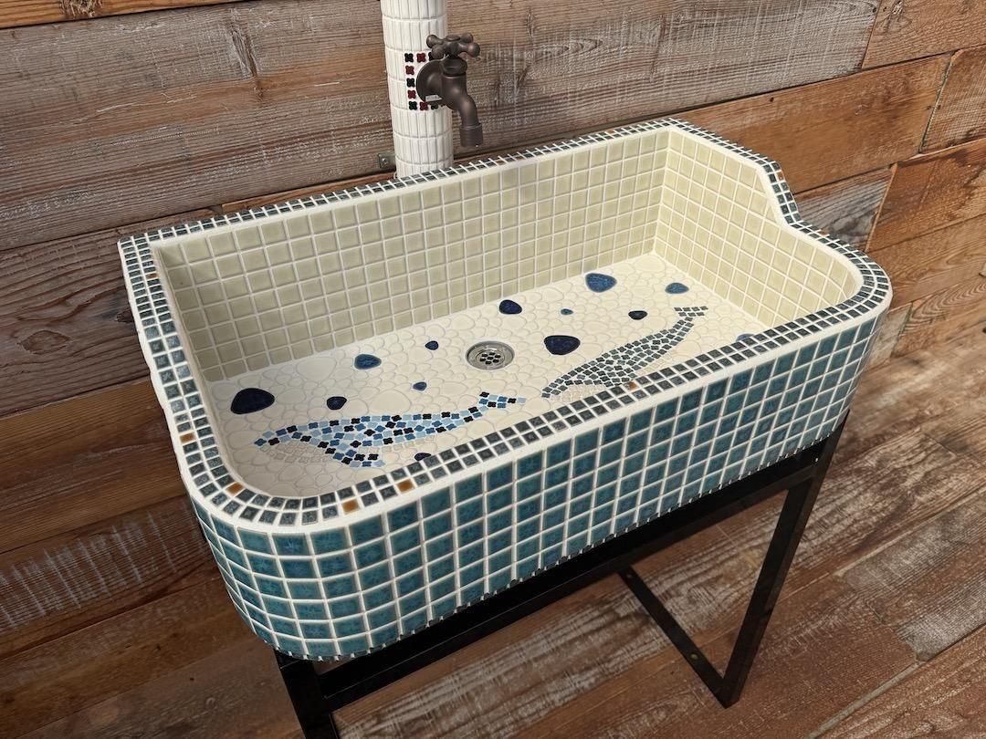 作善堂/SAZENDO SINKS 美濃焼タイルシンク｜レトロでおしゃれな日本製