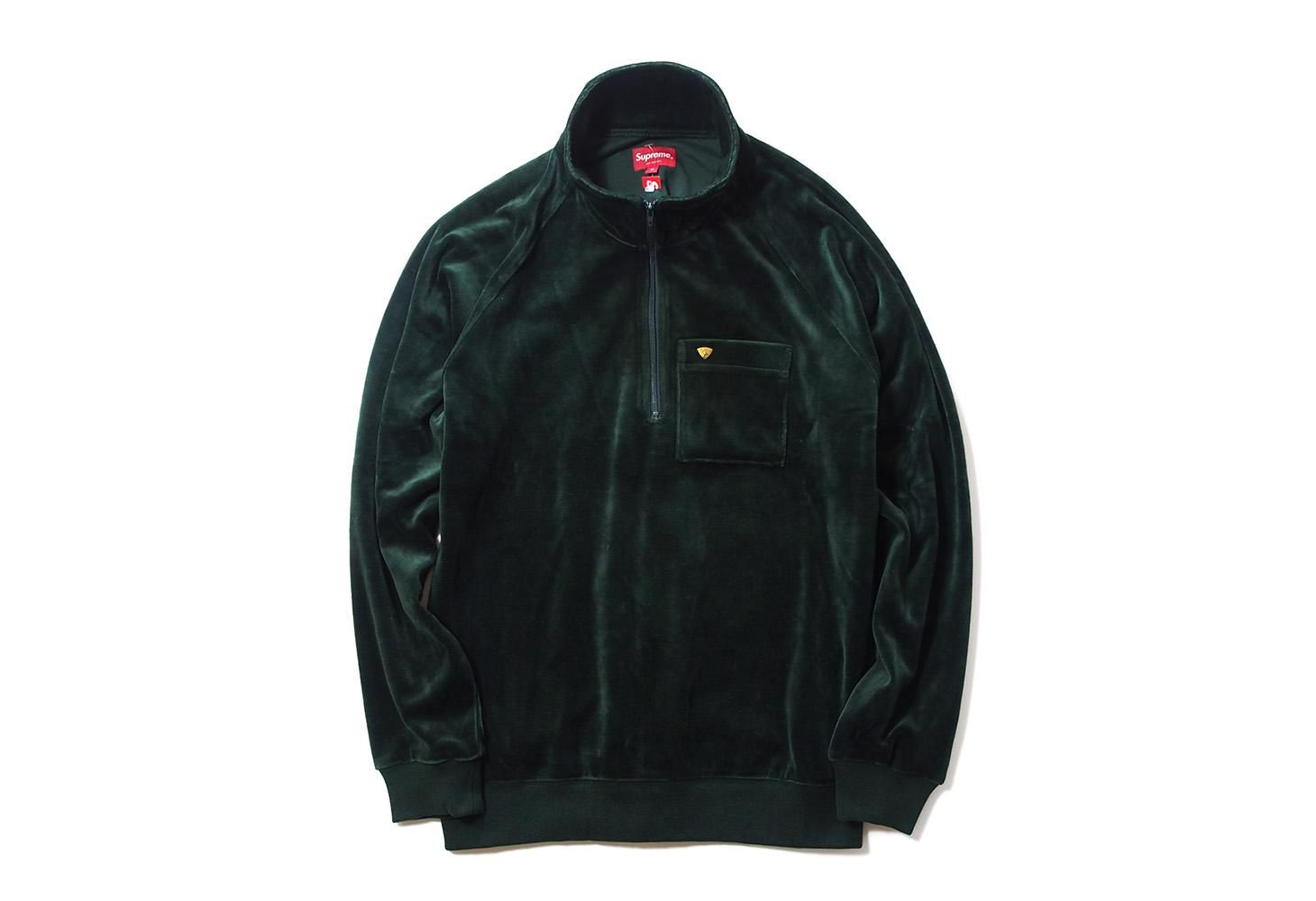 Supreme - Velour Half Zip Pullover - ParkSIDER