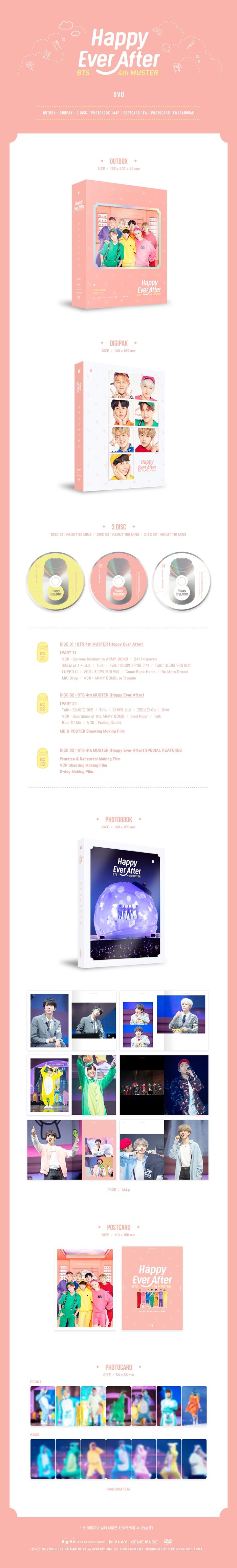 BTS - 4th MUSTER [Happy Ever After] DVD - interAsia