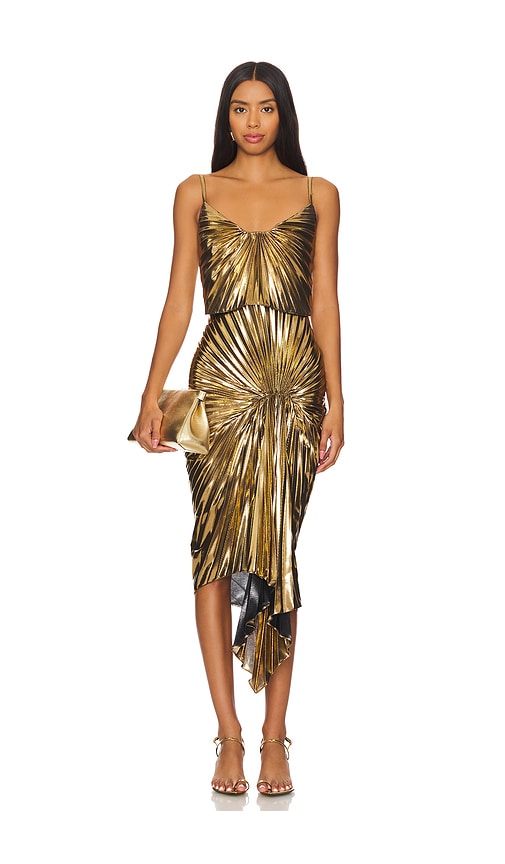 Georgia Hardinge Dazed Dress in Gold | REVOLVE