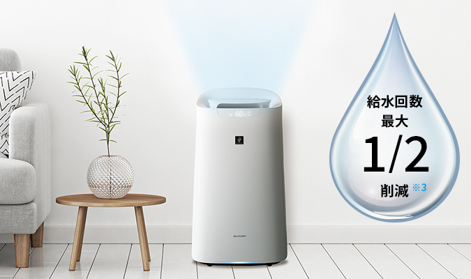 加湿 | 特長 | KI-NX75 | 加湿空気清浄機/空気清浄機：シャープ
