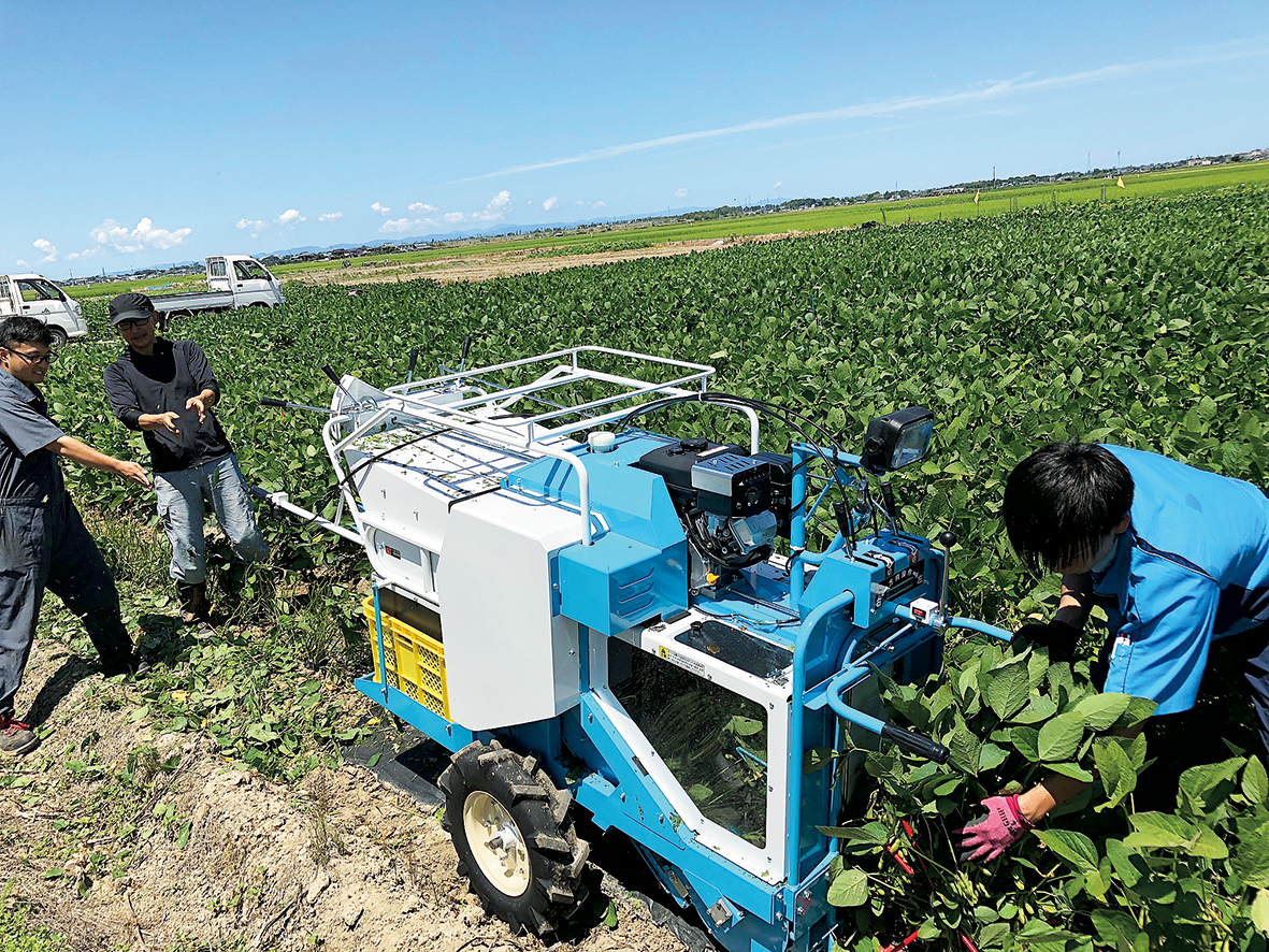 製品情報｜枝豆収穫、人工交配、柿皮むき機器の製造メーカー｜株式会社