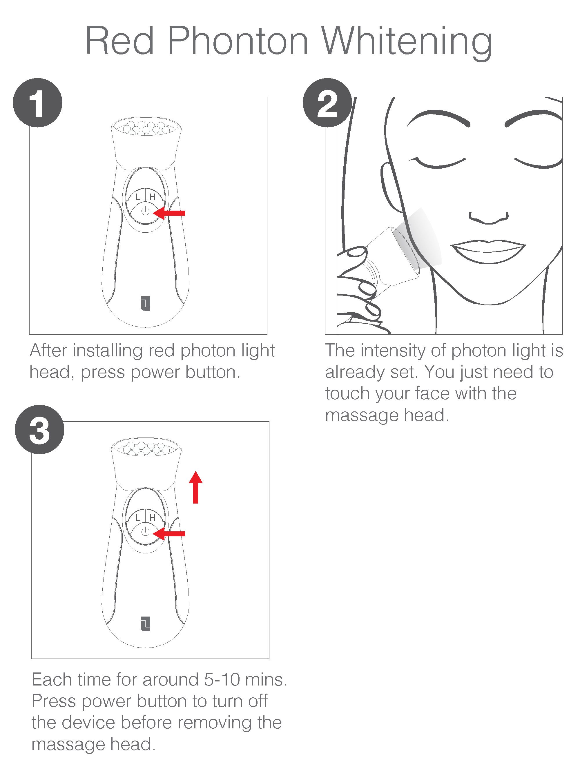 LIFETRONS Ultra Facial Lift - with Microcurrents & Light Therapy 3