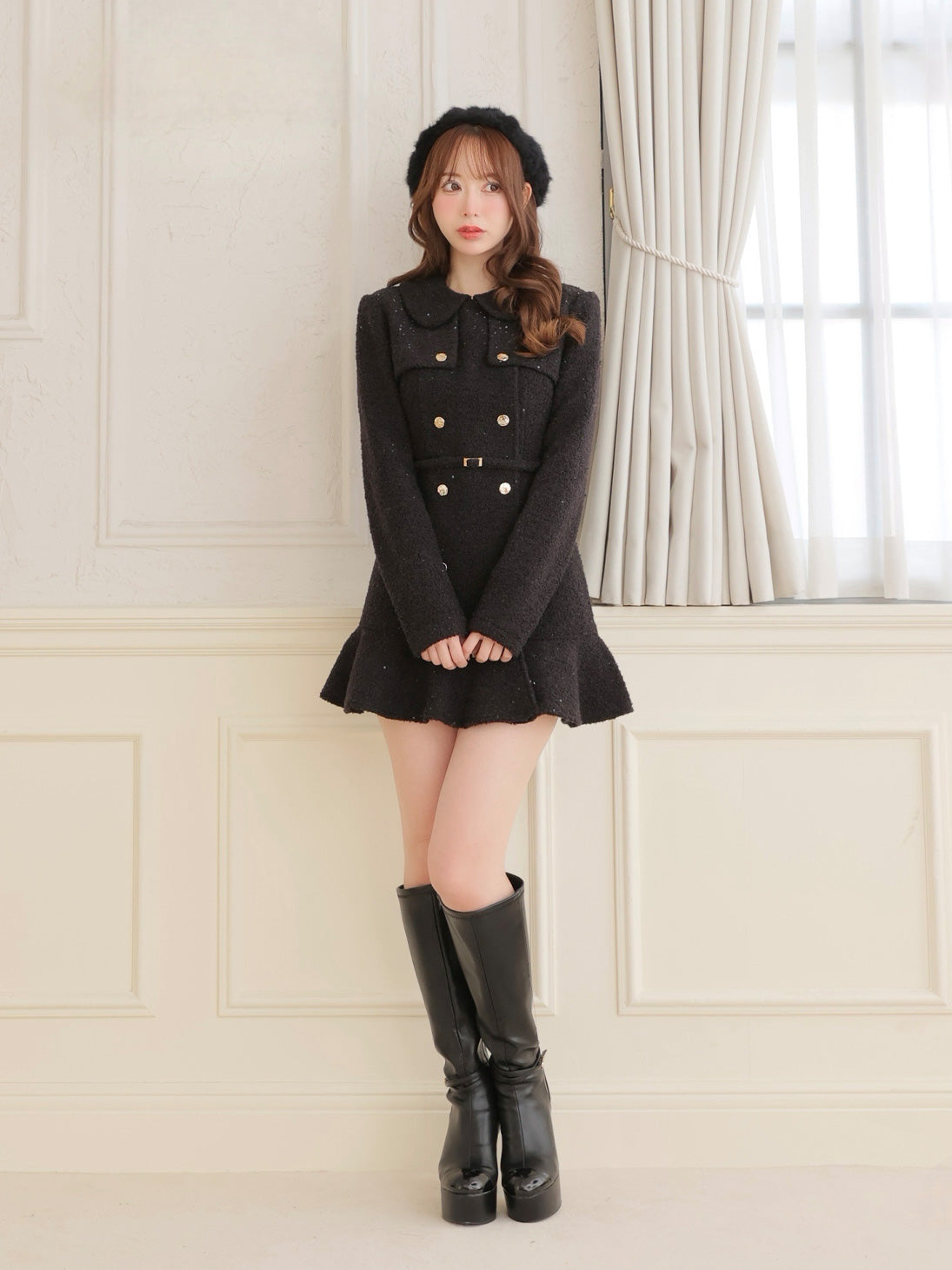 Boucle flare onepiece(eme10786) – M me eme