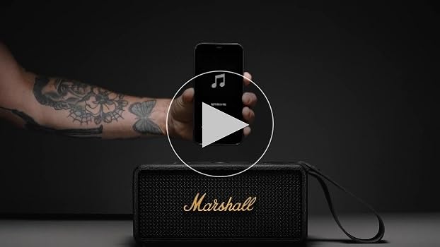 Amazon.com: Marshall Middleton Portable Bluetooth Speaker, Black