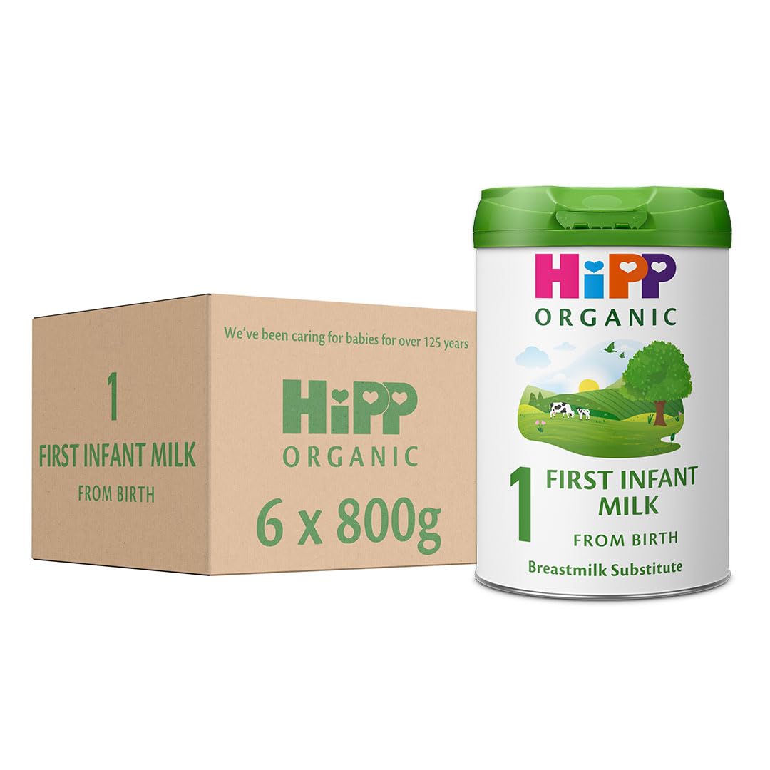 HiPP Organic 1 First Infant Baby Milk Powder Formula, from Birth