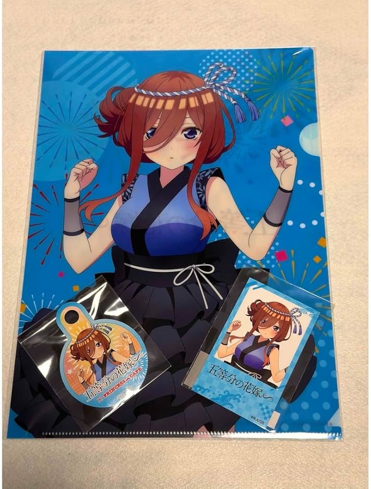 Amazon.co.jp: 五等分の花嫁∽ 夏祭り 中野三玖 クリアファイル チェキ
