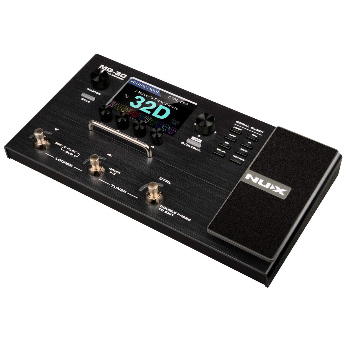 Amazon.co.jp: NUX MG-30 Procesador de Efectos de Guitarra de