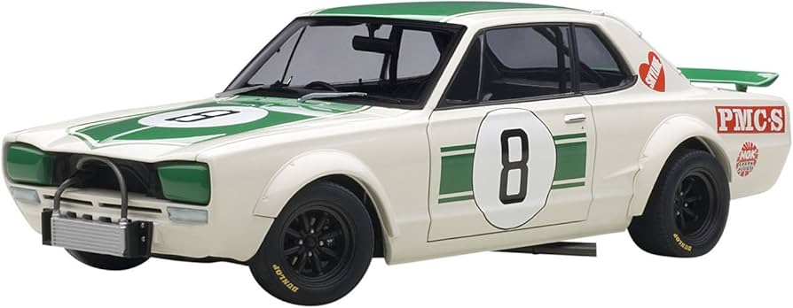 Amazon.com: AUTOart – 87177 – Nissan Skyline GT-R KPGC10 Japan GP