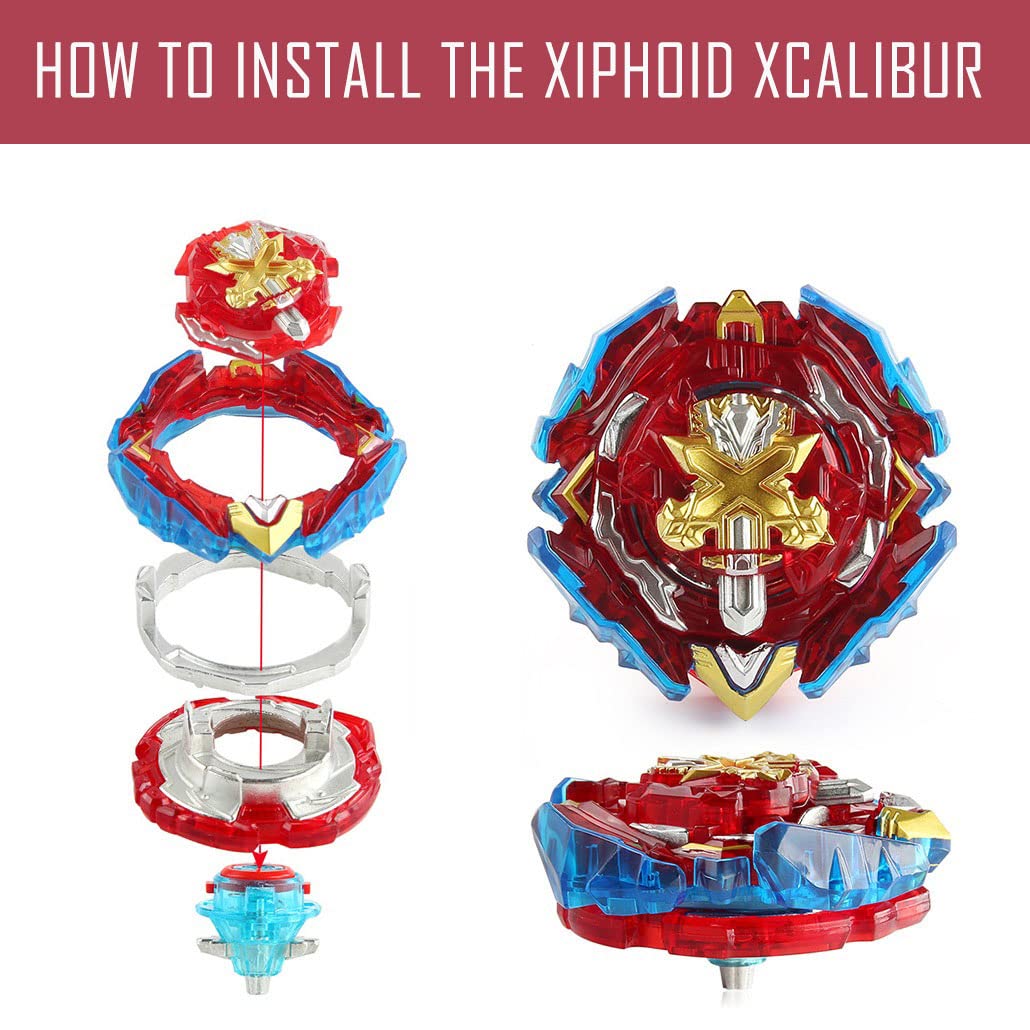 Amazon.com: Bey Battling Launcher Set, B-200 Xiphoid Xcalibur