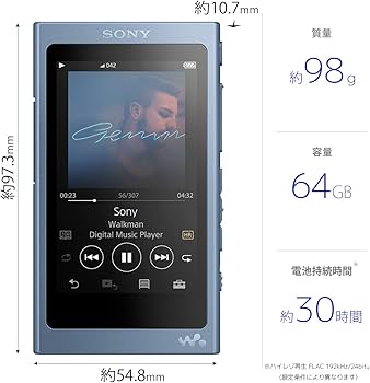 Amazon.co.jp: ソニー ウォークマン Aシリーズ 64GB NW-A47