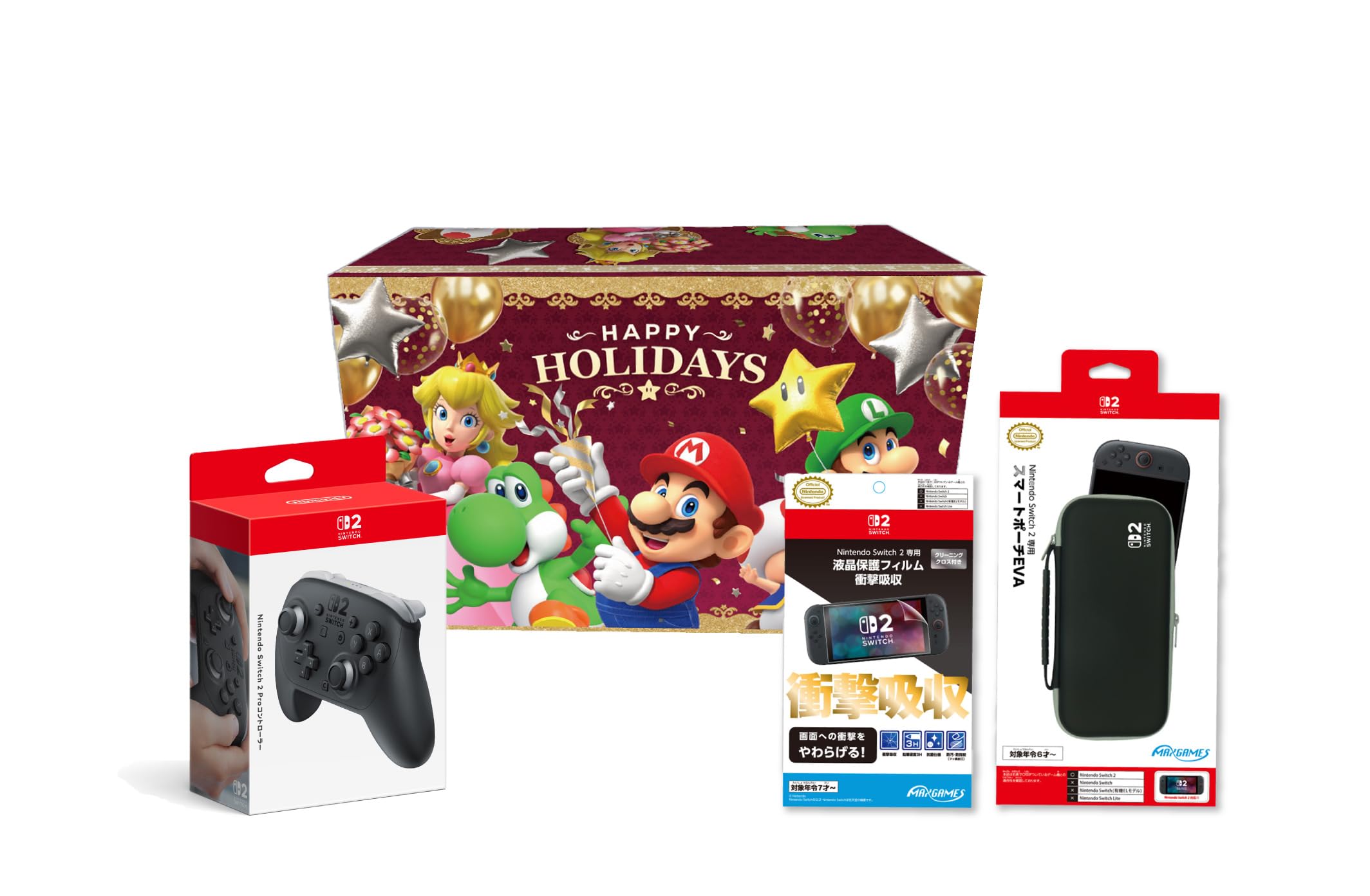 Amazon.co.jp: 【スーパーマリオ ホリデーギフトプレゼントボックス
