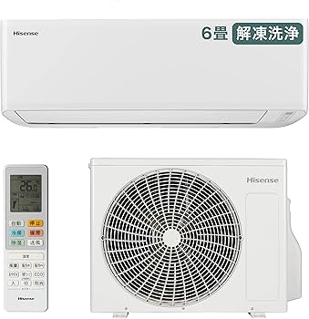 Amazon.co.jp: ハイセンス エアコン 解凍洗浄 上下左右自動フラップ 6