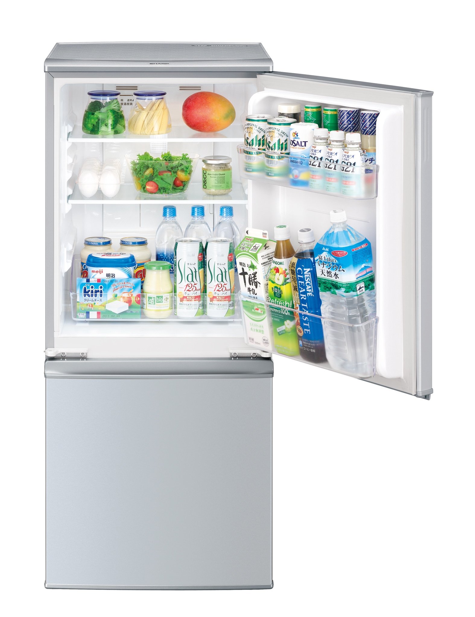 Amazon.co.jp: シャープ 冷蔵庫 つけかえどっちもドアタイプ 147L