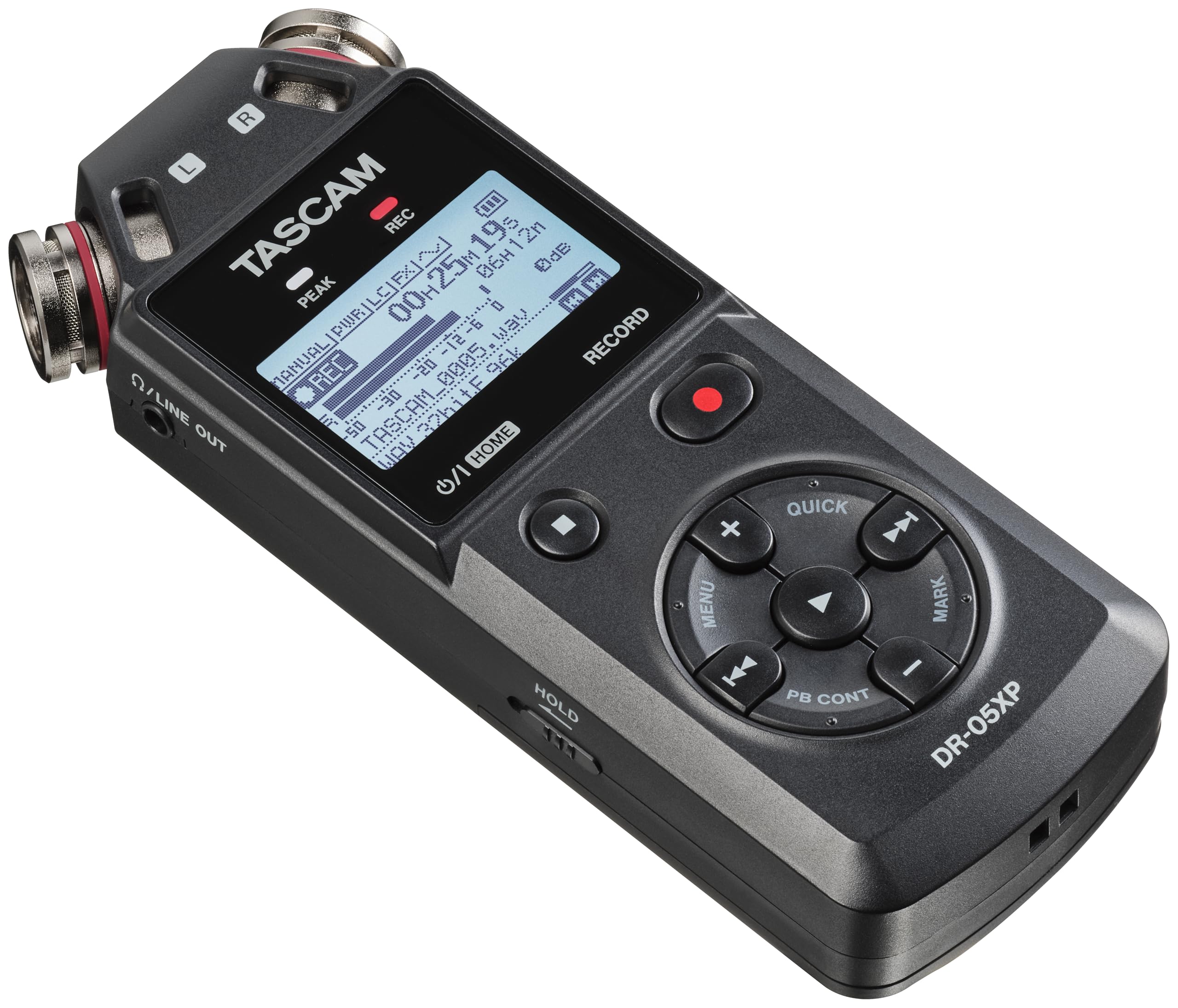 Tascam DR-05XP - 2-Channel 32-Bit Float Portable Handheld Recorder