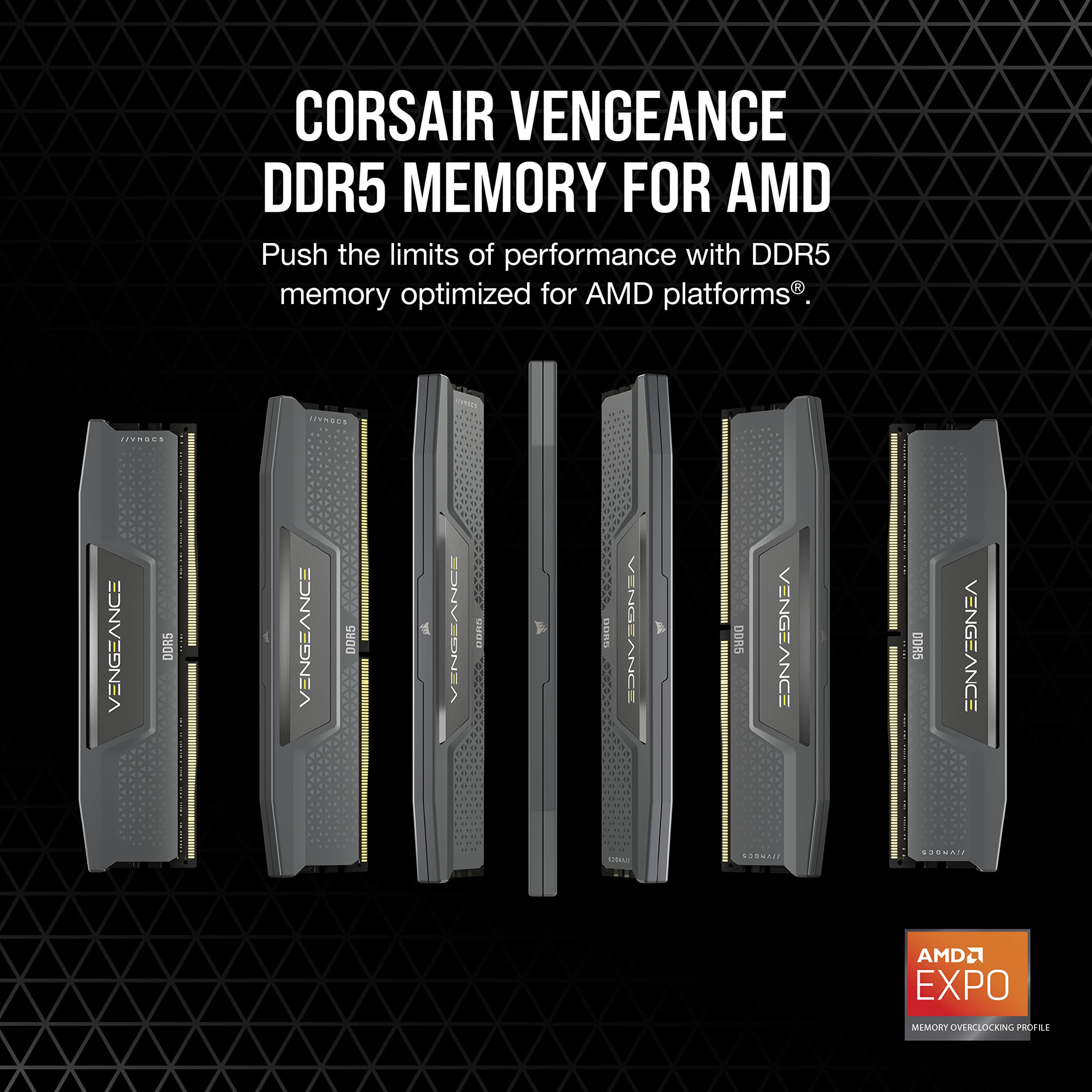 CORSAIR VENGEANCE DDR5 32GB (2x16GB) DDR5 5200MHz CL40 AMD EXPO