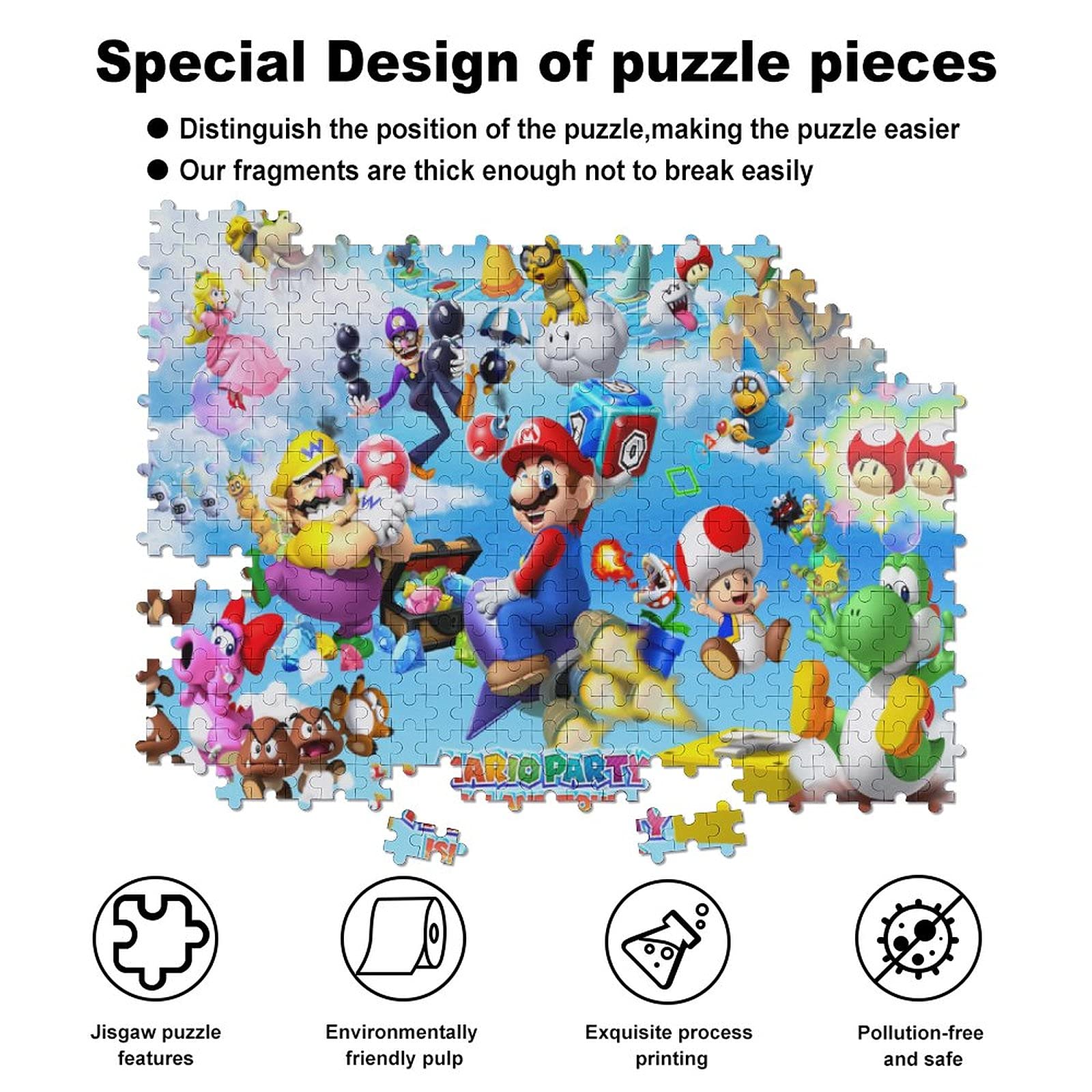 希少】マリオ ジグソーパズル マリオのクリスマスファンタジー 300