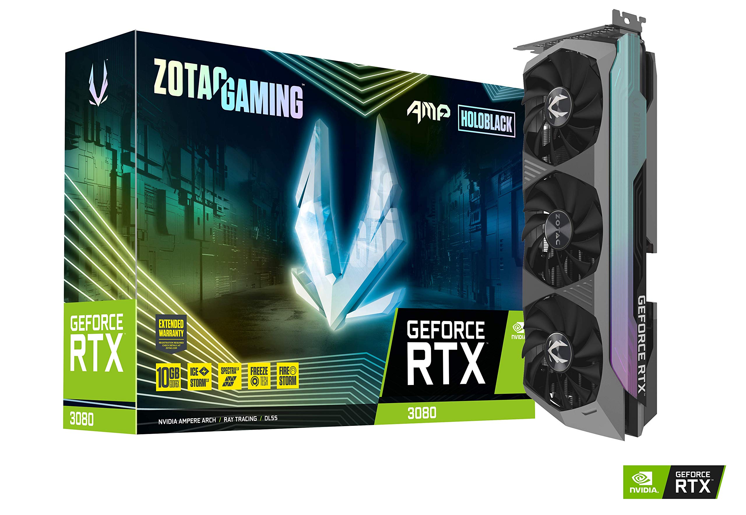 Amazon | ZOTAC GAMING GeForce RTX 3080 AMP Holo グラフィック
