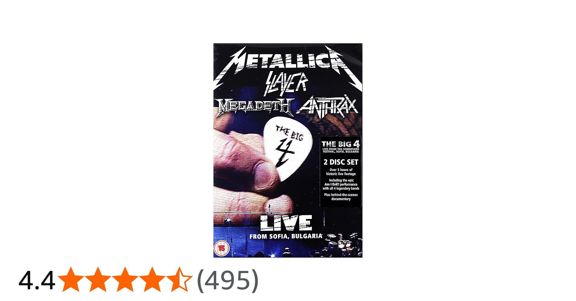 The Big Four: Live From Sofia,Bulgaria: Amazon.co.uk: Metallica