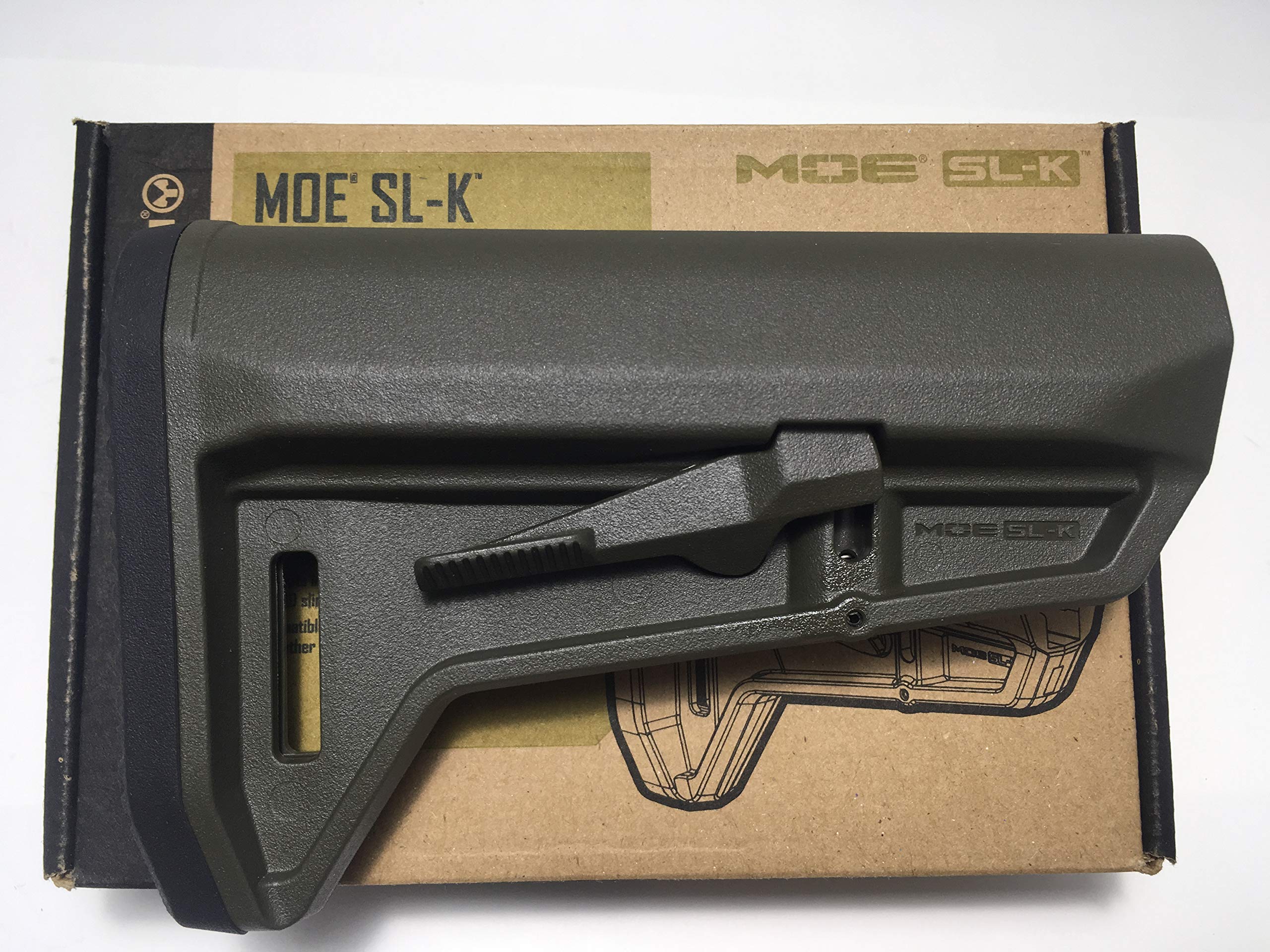 Amazon | [実物] MAGPUL(マグプル) MOE SL-Kストック Mil-Spec (OD) M
