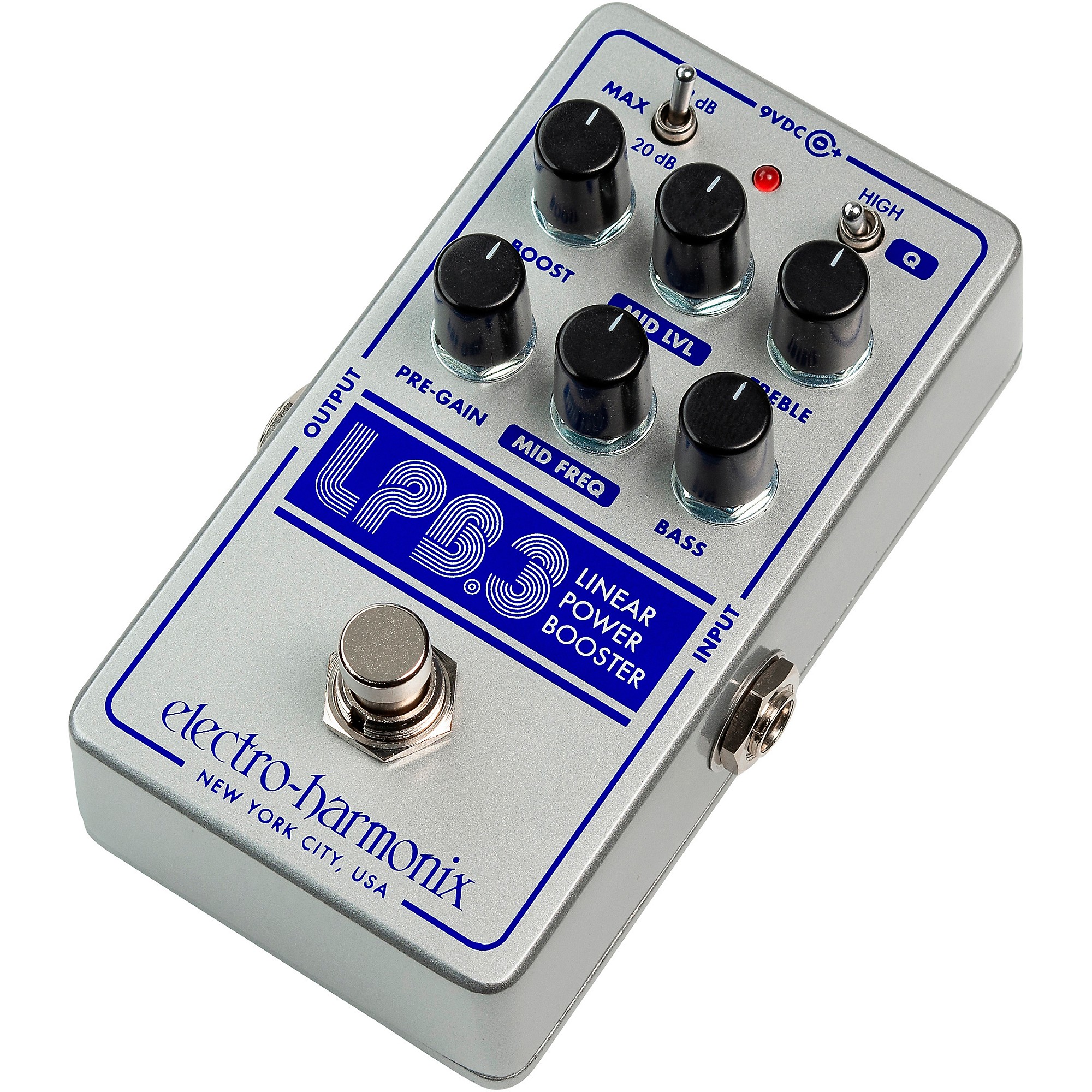 Electro-Harmonix LPB-3 Linear Power Booster & EQ Effect Pedal